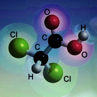 Dichloroacetic Acid Molecule