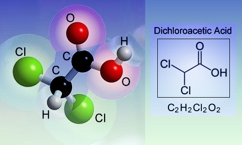 Dichloroacetic Acid Molecule